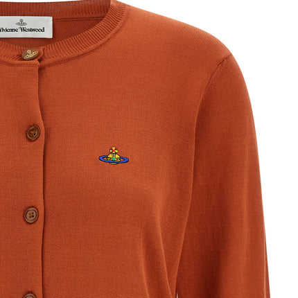 Vivienne Westwood Orange Cotton Cardigan