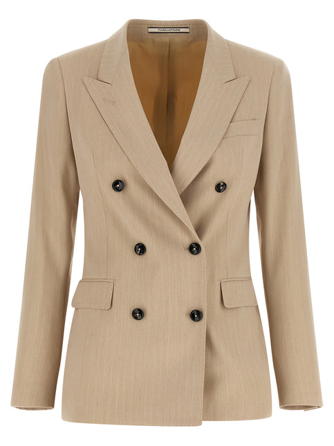 Tagliatore Beige Polyester Blazer
