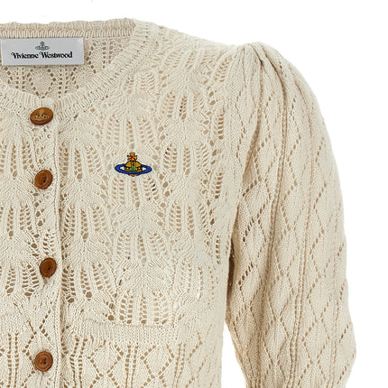 Vivienne Westwood Beige Cotton Cardigan