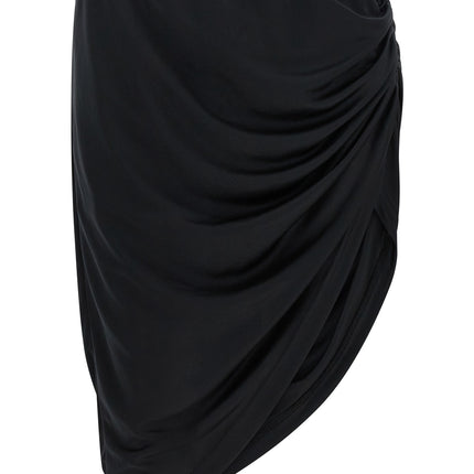 Courrèges Black Polyester Long Skirt