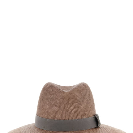 Brunello Cucinelli Brown Hemp Fedora