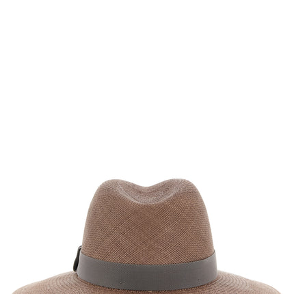 Brunello Cucinelli Brown Hemp Fedora