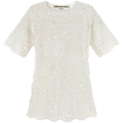 Comme Des Garçons White Cotton T-Shirt