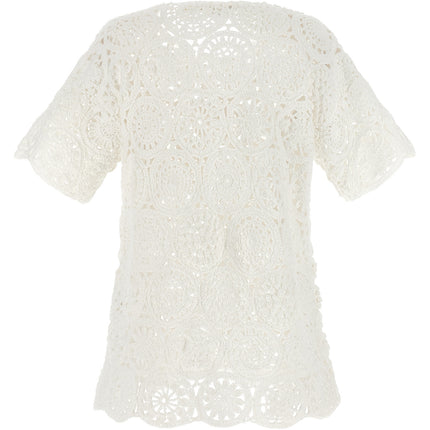 Comme Des Garçons White Cotton T-Shirt