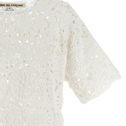 Comme Des Garçons White Cotton T-Shirt
