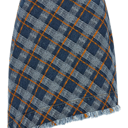 Vivienne Westwood Blue Cotton Long Skirt