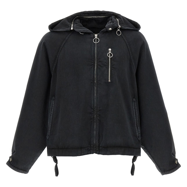 Namacheko Black Cotton Shell Jacket