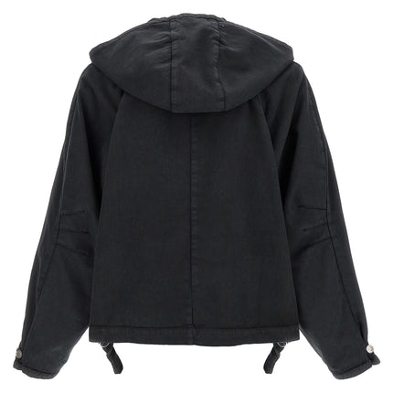 Namacheko Black Cotton Shell Jacket