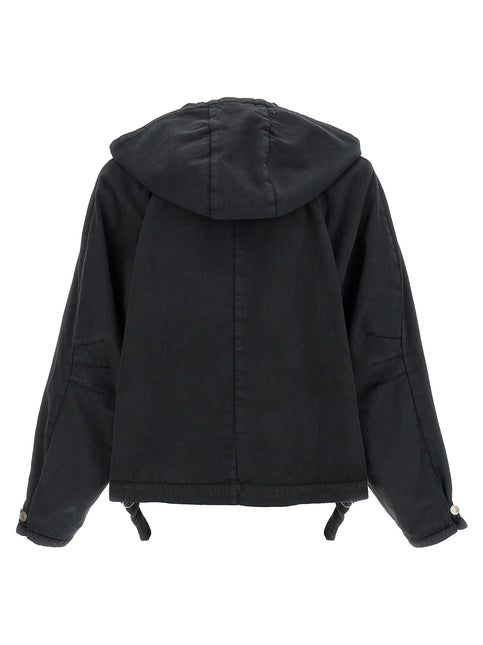 Namacheko Black Cotton Shell Jacket