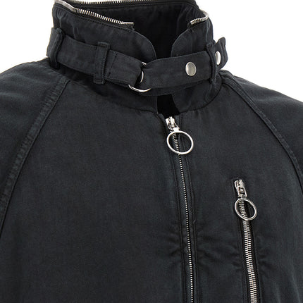 Namacheko Black Cotton Shell Jacket