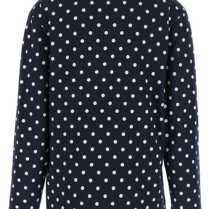Comme Des Garçons Play Blue Cotton Long Sleeve T-Shirt