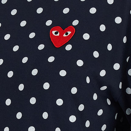Comme Des Garçons Play Blue Cotton Long Sleeve T-Shirt