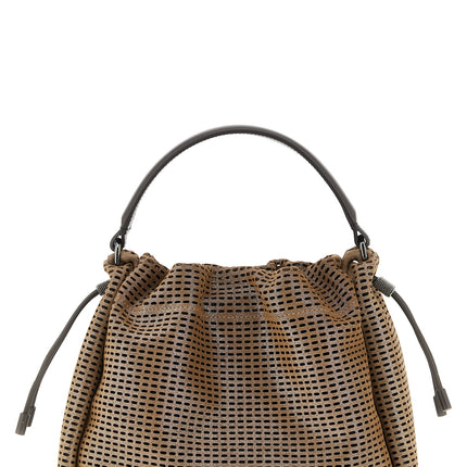 Brunello Cucinelli Brown Calfskin Handbag