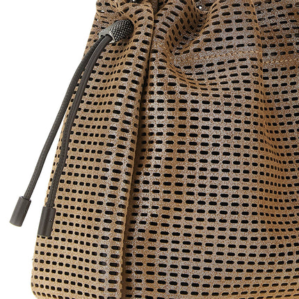 Brunello Cucinelli Brown Calfskin Handbag