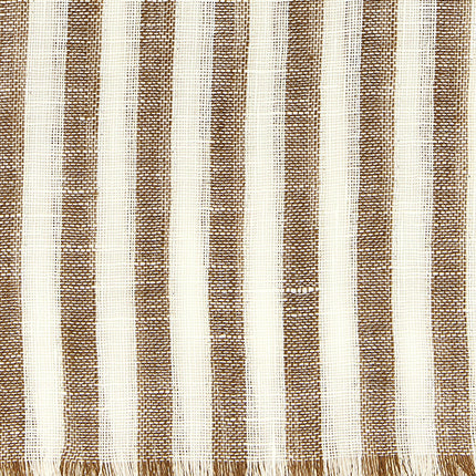 Brunello Cucinelli Brown Linen Scarf