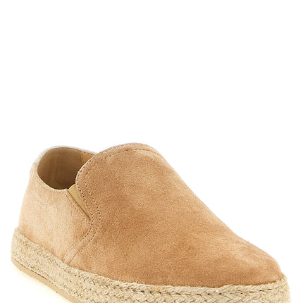 Brunello Cucinelli Beige Calfskin Espadrilles