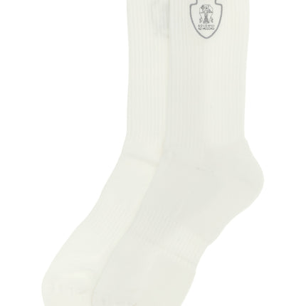 Brunello Cucinelli White Cotton Socks
