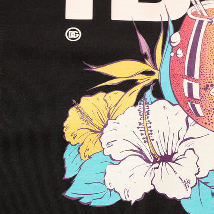 Dolce & Gabbana Black Tropical "IBIZA" Men Crew Neck T-shirt