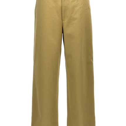 Burberry Beige Cotton Casual Pants