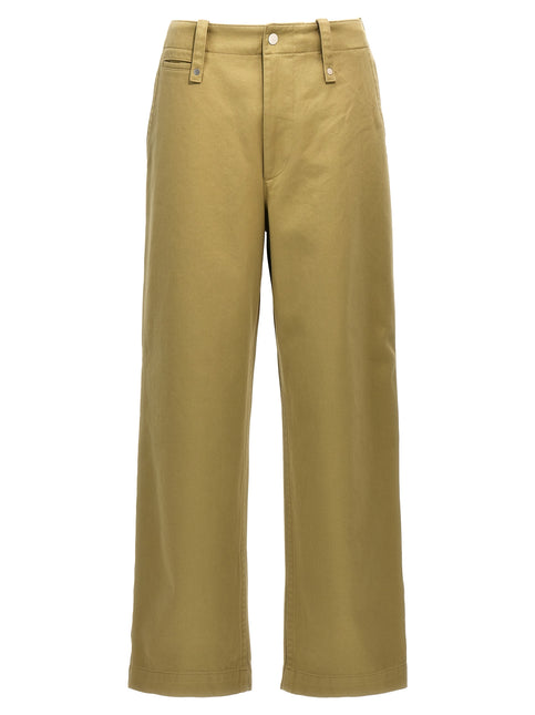 Burberry Beige Cotton Casual Pants