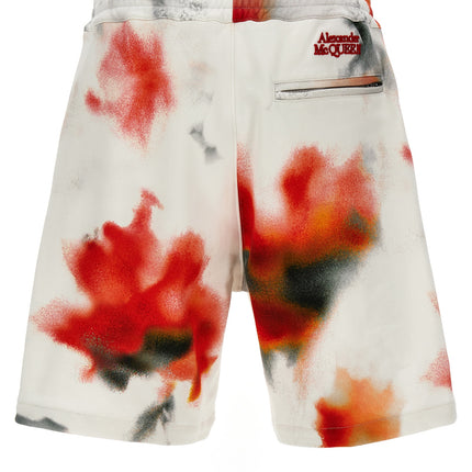 Alexander McQueen Multicolor Cotton Bermuda Shorts