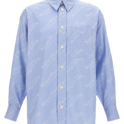 Kenzo Blue Cotton Blouse