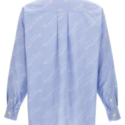 Kenzo Blue Cotton Blouse