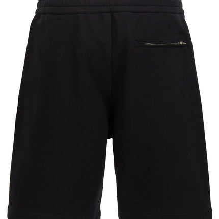 Alexander McQueen Black Cotton Bermuda Shorts
