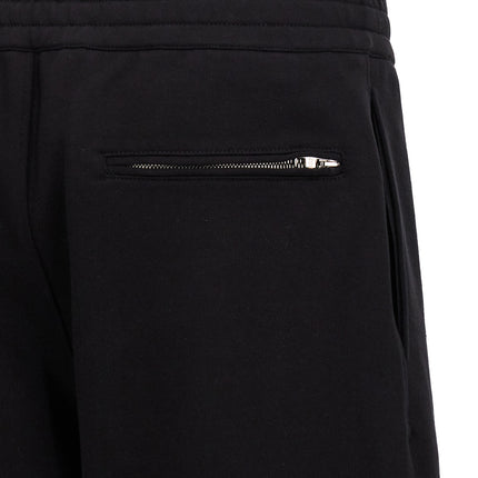 Alexander McQueen Black Cotton Bermuda Shorts