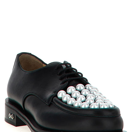 MACH & MACH Bicolor Calfskin Oxfords And Derbies