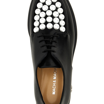 MACH & MACH Bicolor Calfskin Oxfords And Derbies