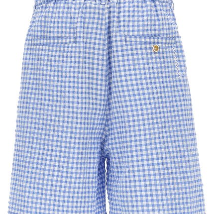 Marni Blue Polyamide Bermuda Shorts