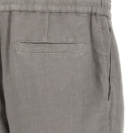 Brunello Cucinelli Gray Linen Bermuda Shorts