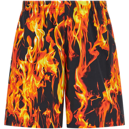 Vetements Multicolor Cotton Bermuda Shorts