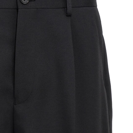 Undercover Black Polyester Bermuda Shorts