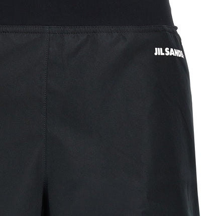 Jil Sander Black Polyester Bermuda Shorts