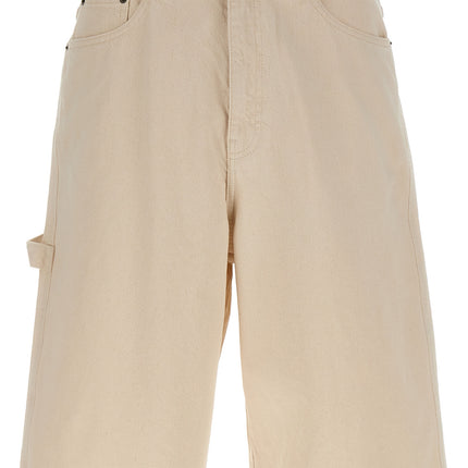 A.P.C. Beige Cotton Bermuda Shorts