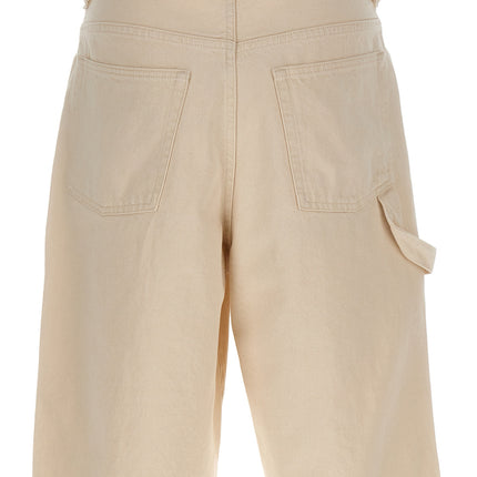 A.P.C. Beige Cotton Bermuda Shorts