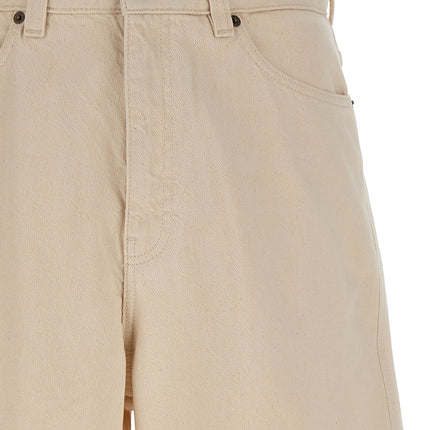 A.P.C. Beige Cotton Bermuda Shorts