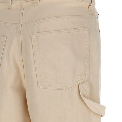 A.P.C. Beige Cotton Bermuda Shorts