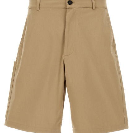 Department 5 Beige Cotton Bermuda Shorts