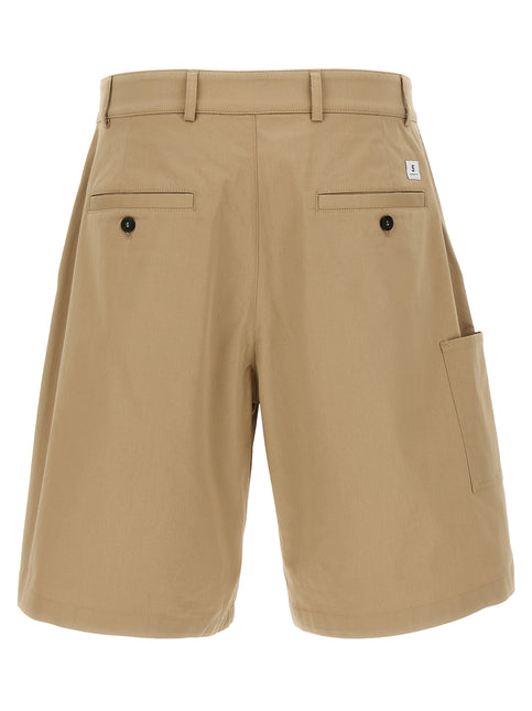 Department 5 Beige Cotton Bermuda Shorts