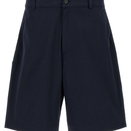 Department 5 Blue Cotton Bermuda Shorts