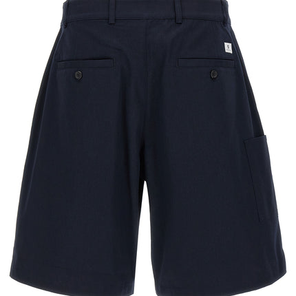 Department 5 Blue Cotton Bermuda Shorts