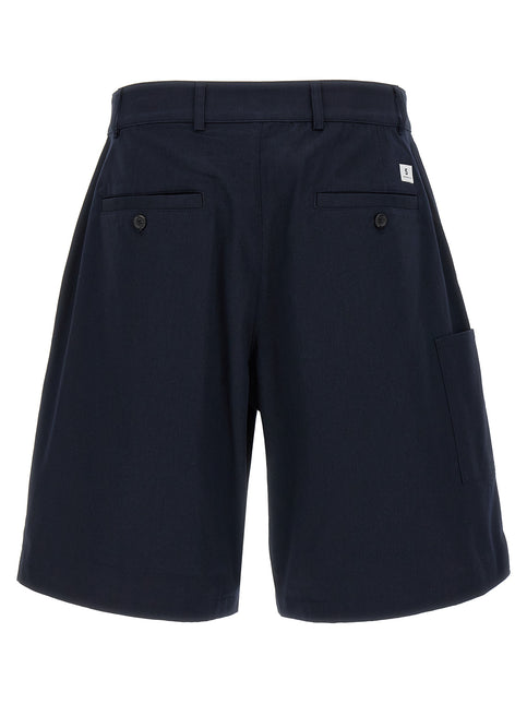 Department 5 Blue Cotton Bermuda Shorts