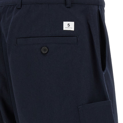 Department 5 Blue Cotton Bermuda Shorts