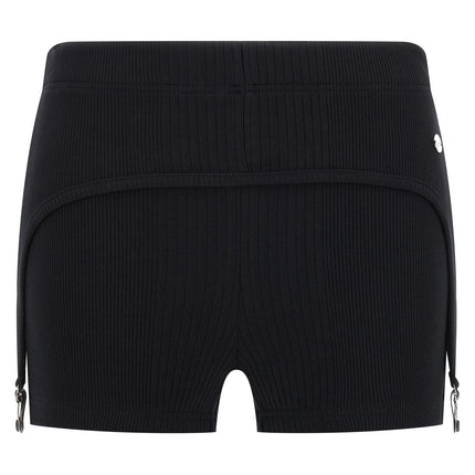 Jean Paul Gaultier Black Cotton Bermuda Shorts