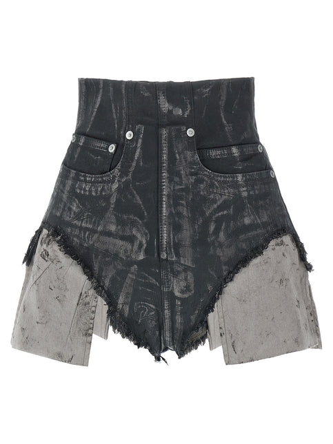DRKSHDW Brown Cotton Bermuda Shorts