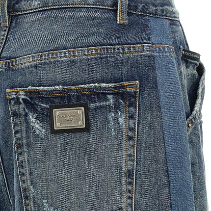 Dolce & Gabbana Blue Cotton Bermuda Shorts