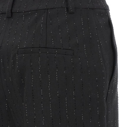 Max Mara Black Virgin Wool Bermuda Shorts